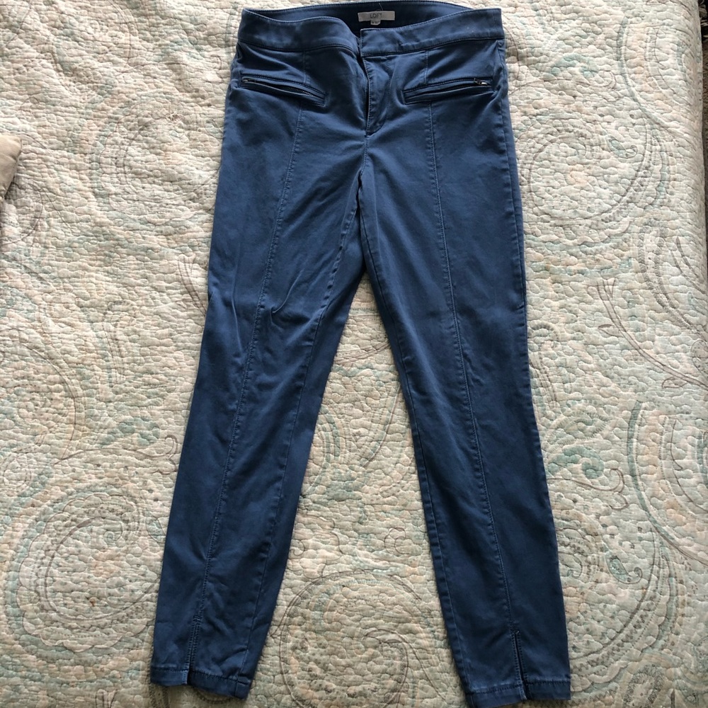 Loft size 6 blue pants